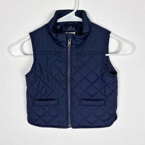 J. Crew Crewcuts Boys' Quilted
Walker Puffer Vest in Navy Size 2